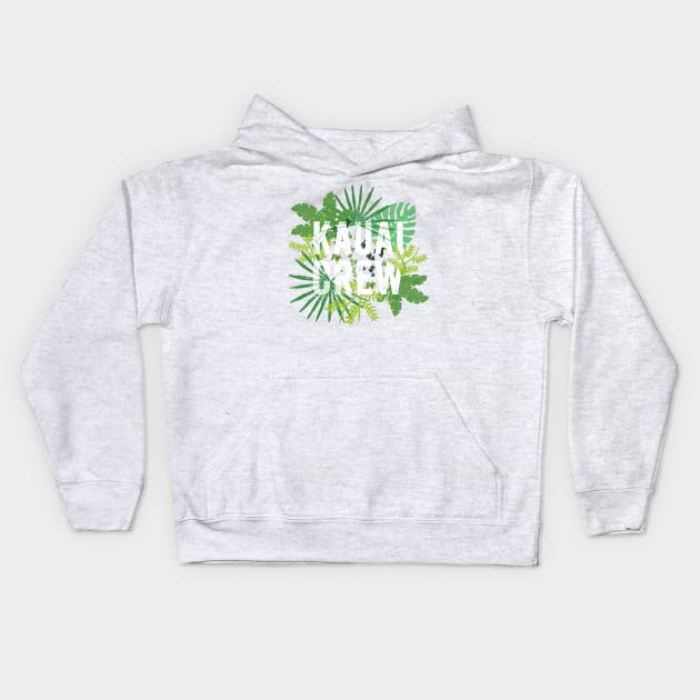 Kauai Crew Hawaii Matching Family Hawaiian Islands Travel Souvenir Kids Hoodie by Pine Hill Goods